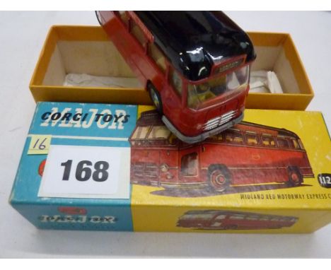 CORGI MAJOR 1120 BMMO / MIDLAND RED MOTORWAY EXPRESS COACH BOXED AND IN VERY GOOD CONDITION