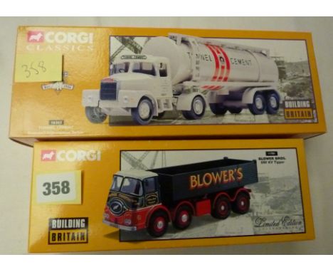 CORGI BOXED BUILDING BRITAIN ERF 11701, 7 16305 SCAMMELL TUNNEL CEMENT