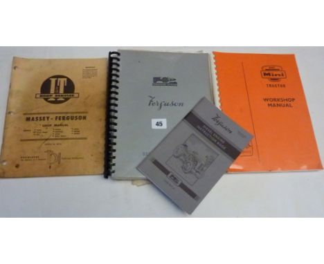 TRACTOR MANUALS : BMC MINI, FERGUSON TE-F20, FERGUSON TE20-A20