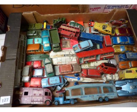 DINKY P/W INC AEC MERLIN, BEDFORD ARMY LORRY, Br HORSEBOX, PULLMORE TRANSPORTER