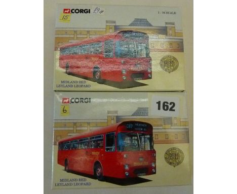 CORGI 97901 2 BOXED CORGI MIDLAND RED LEOPARDS 6472