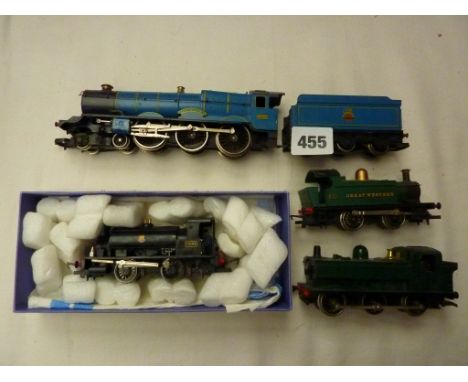 LIMA KING CLASS IN BLUE, HORNBY 101, PANNIER A/F & KIT 1201