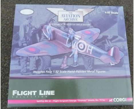CORGI 1:32 SPITFIRE MK1A FLIGHT LINE COLLECTION