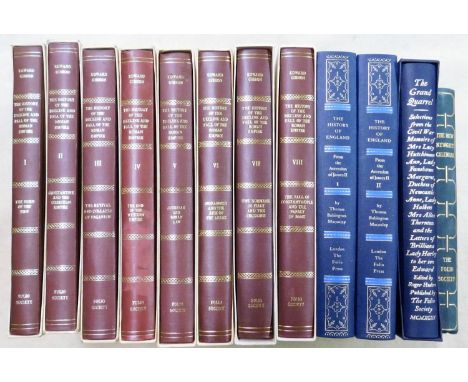 Gibbon (Edward).  The History of The Decline and Fall of The Roman Empire, 8 vols, with slip cases, published by The Folio So