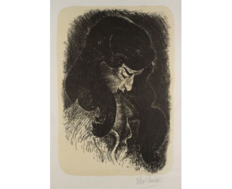 OTTO PANKOK1893 Mühlheim/Ruhr - 1966 Wesel'TRAUERNDE RINGELA' (1947) Lithografie auf Velin. DM 47,5 x 32,3 cm, SM 55 x 38 cm.