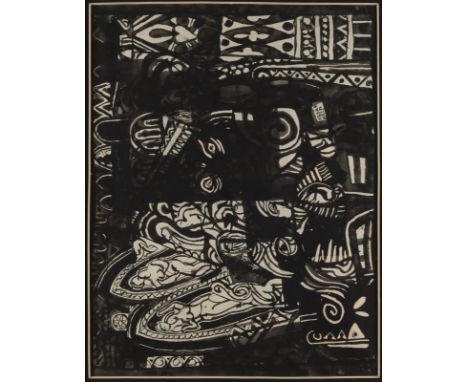 BELA KADARBudapest 1877 - 1956PAAR TUSCHEZEICHNUNGEN Tusche auf Papier. SM 22,5 x 29,5 cm (R. 40 x 46,5 cm) / SM 29 x 22 c. J