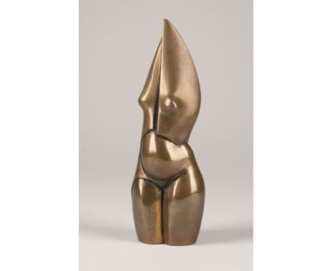 ELKE TENDERICH-VEIT1947 DortmundOHNE TITEL (2008) Bronze, teilw. poliert. H. 25 cm. Gew. 1,95 kg. Rückseitig signiert und dat
