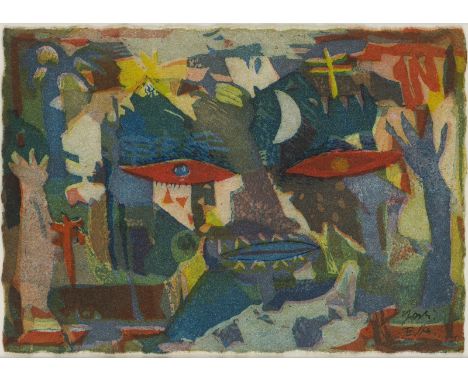 YOSHI TAKAHASHI1943 Tokio, Japan - 1998 Bad ReichenhallKONVOLUT VON DREI LITHOGRAFIEN ('DER GROSSÄUGIGE' / 'MÄDCHENAUGEN' / '