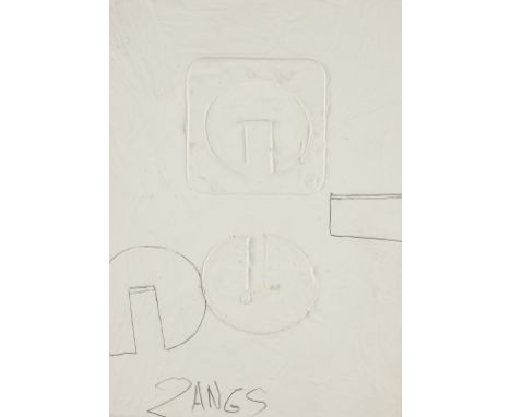 HERBERT ZANGS1924 Krefeld - 2003 ebendaOHNE TITEL Mischtechnik auf Karton. BM ca. 28 x 20 cm (R. 53 x 43 cm). Unten rechts si