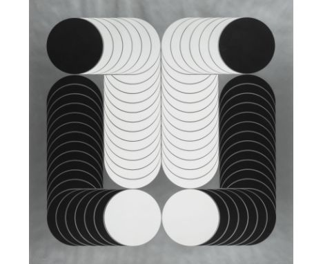 THOMAS LENK1933 Berlin - 2014 Schwäbisch HallOHNE TITEL (1970) Farbserigrafie auf leichtem Karton. SM 59 x 59 cm. (R. 85 x 85
