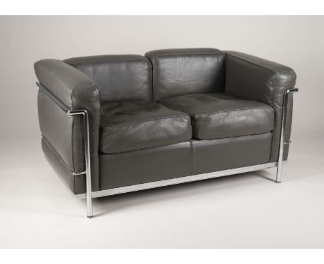 LE CORBUSIER, PIERRE JEANNERET &amp; CHARLOTTE PERRIANDSOFA 'GRAND CONFORT - LC 2' Italien, Cassina, Entwurf 1928, wohl Ausfü