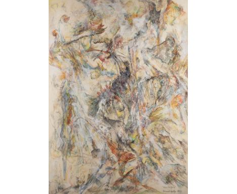 BERNARD SCHULTZE1915 Pila (Schneidemühl) Polen - 2005 Köln'MARITSCHERA' (1983/85) Mischtechnik auf Karton. 101 x 72,5 cm (R. 
