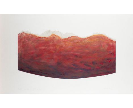 RAIMER JOCHIMS1935 Kiel'SEHSTÜCK II' (1990) Gouache auf Karton, auf Velin aufgezogen. SM 43 x 69,5 cm (R. 45,5 x 71,5 cm). Un