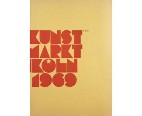 MAPPENWERK 'KÖLNER KUNSTMARKT 1969' Vollständiges Mappenwerk mit 20 Grafiken in Originalumschlägen, mit Begleitheft, ohne Ori
