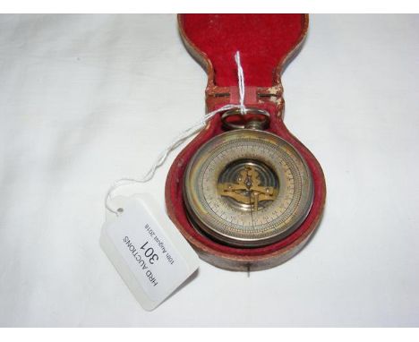 A pocket barometer in presentation case CONDITION REPORTbarometer not working