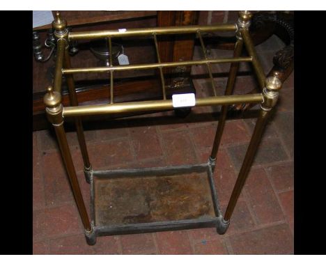 Antique brass and metal stick/umbrella stand 