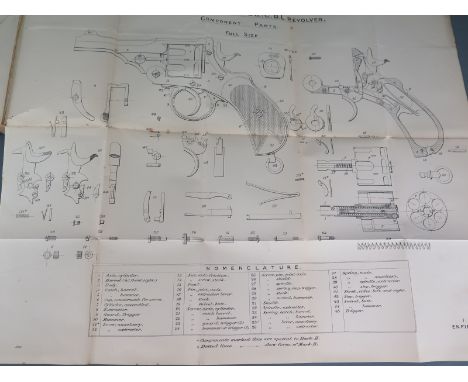 Military book issued with army orders dated 1st May 1912, instructions for armoures in the care, repair, browning & co of sma