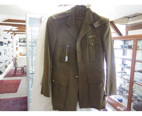 A World War II British Army tunic - 38 inch chest