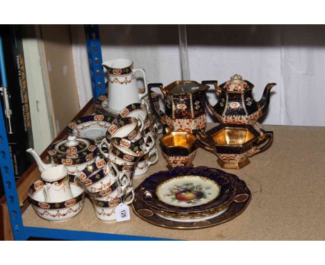 Victorian teawares, Hammersley &amp; Co plates, print, etc.