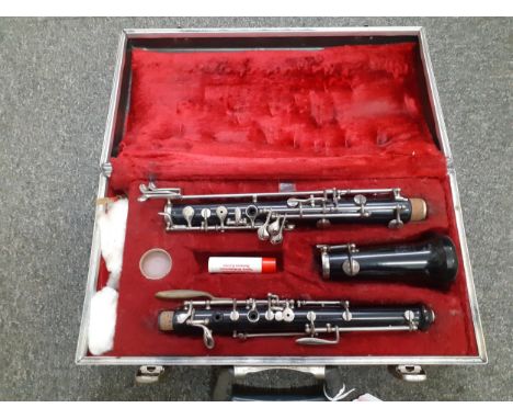 A Boosey &amp; Hawkes oboe in fitted case. Location:RWF 