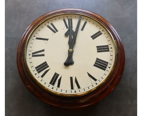 A large 19th cent Fusee wall clock 32inch dial Good condition original fusee movement, working orderPurchased by the current 