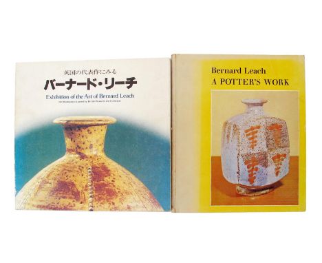Exhibition of the Art of Bernard Leach an exhibition catalogue 1980, text in Japanese, Bernard Leach A Potters Work, Artist P