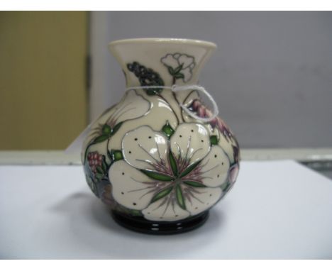 A Moorcroft Pottery Vase, decorated with the 'Bramble Revisited' pattern, designed by Alicia Amison, printed and painted mark