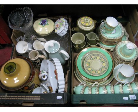 A Royal Stafford China Tea Service, of approximately thirty eight pieces, Franciscan 'Reflections' coffee wares, Royal Worces