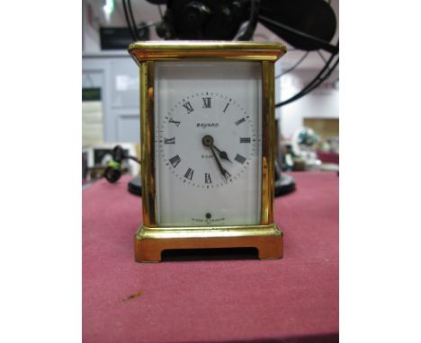 Bayard Brass Cased Eight Day Carriage Clock.