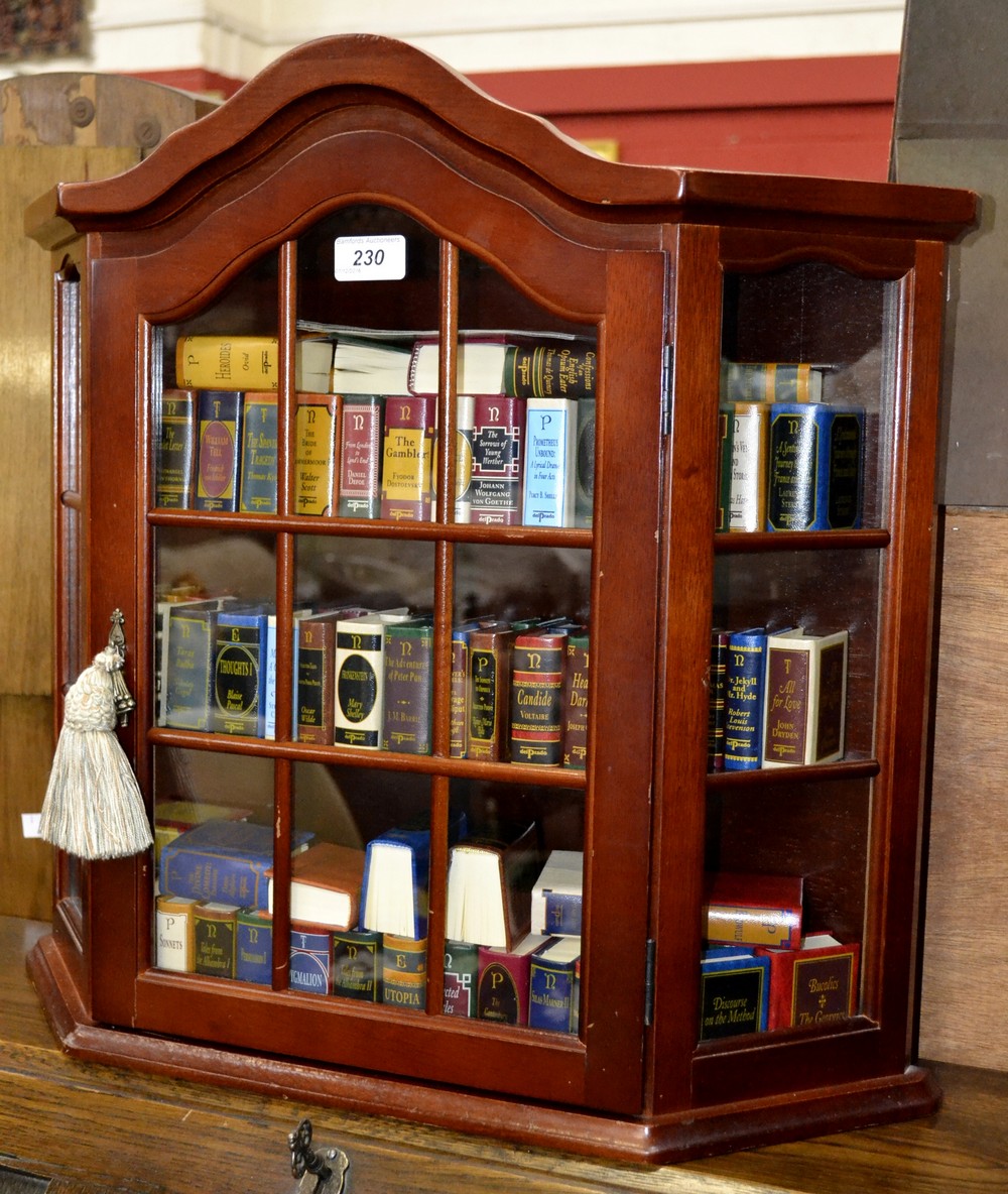 A Del Prado 101 piece classics Library Miniature books collection