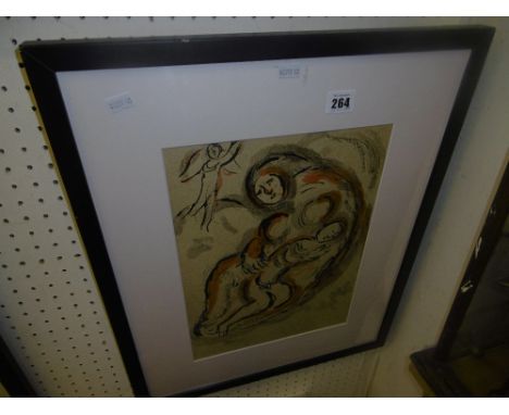 AFTER CHAGALL, LITHOGRAPH