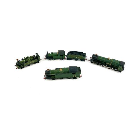Whitemetal GWR Interest 00 Gauge engines (x4). 1) 2-4-0 Tank Cambrian Railway Tank engine No. 11962) 0-6-2 Tank 56xx locomoti