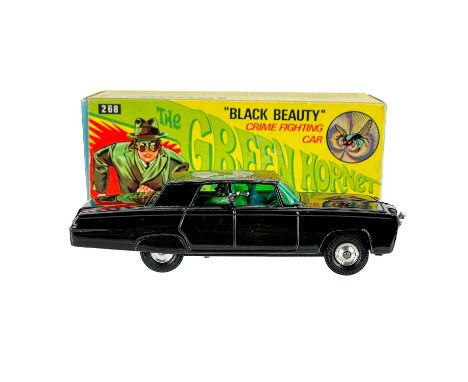 The Green Hornet "Black Beauty" Corgi Crime Fighting Car A boxed Corgi number 268 Green Hornet car with inner packaging, incl