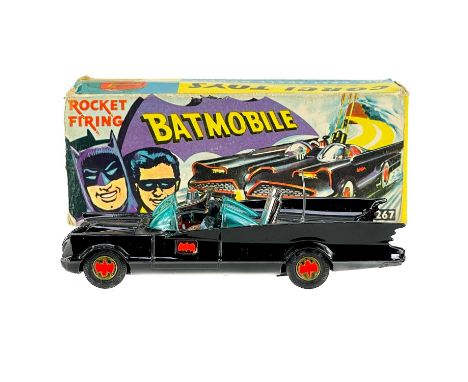 Batman Boxed Corgi Batmobile A boxed Corgi number 267 Batmobile with inner packaging, including "Batman" instructor leaflet, 