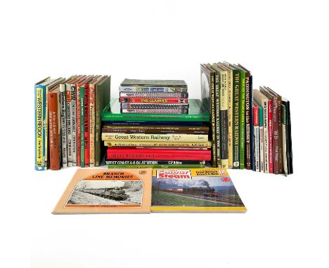 Specialist Railway Books: Great Western Railway (x40) A box containing in excess of 40 GWR reference books and 5 DVDs. Books 