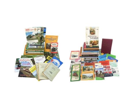 Railways - Specialist Railway Books: Tramways & Narrow Gauge/Light Railways Comprising:Box 1: Tramways. Approximately 30 book