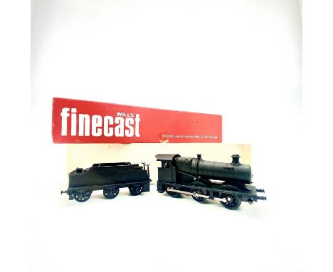 Whitemetal 00 Gauge GWR  Interest Locomotives (x2) 1) Wills Finecast Collett 22xx series un-numbered in black livery2) 4-4-0 