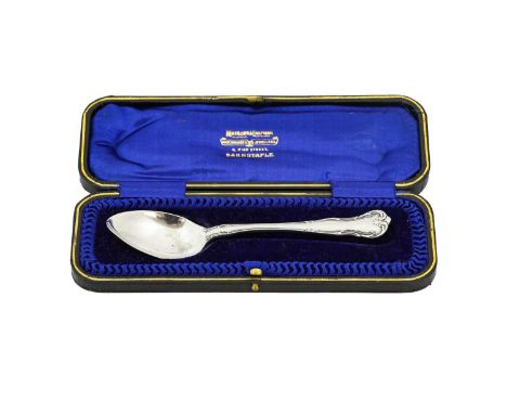 A Collection of Assorted Silver Flatware, various patterns, including: a cased teaspoon; 11 teaspoons, one engraved with init