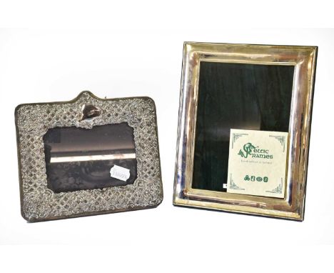 An Elizabeth II Silver Photograph-Frame and an Irish Silver Photograph-Frame, the first by Keyford Frames Ltd., London, 1985,