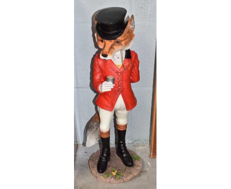 Border Fine Arts Studio Reynard Estate Figures Including; 'Lord Reynard' (Large), model No. A22854, approx 52cm high, with bo