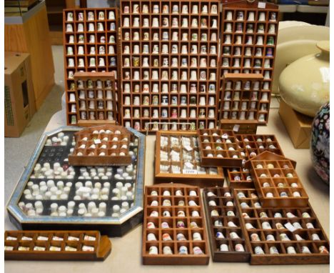 Thimbles - ceramic - Coalport, Minton, Royal Worcester, Sylvac, Coverswall, Royal Albert, Belleek, etc, including The Country