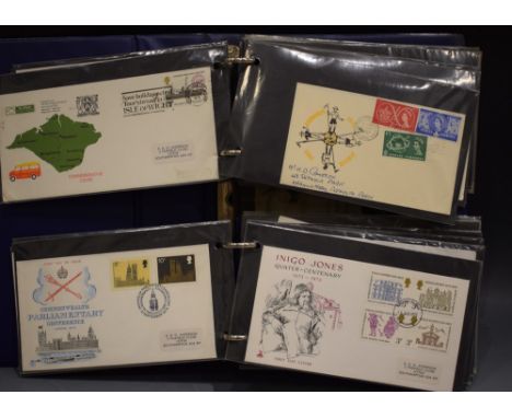 ** Stamp /stamps  100+ GB FDCs (pre-decimal and early post decimal) mostly on commemorative or other special covers