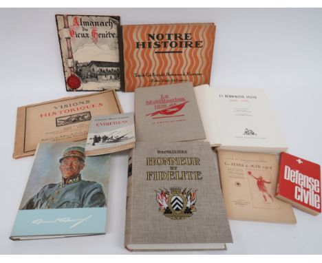 Good Selection of Swiss Army Booksincluding La Mobilisation 1939/45 ... Honneur Et Fidelite (Swiss Arms &amp; Army) ... La De
