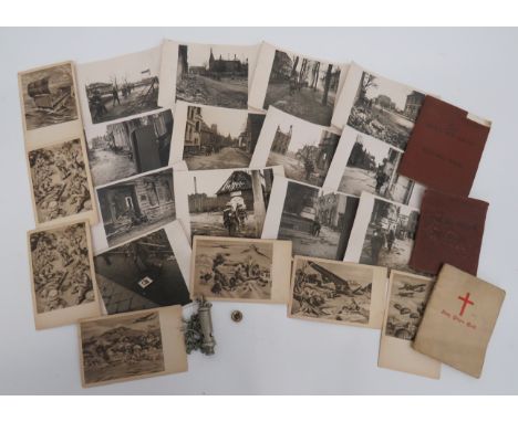 Interesting Selection of Army Paperwork and Equipmentconsisting Soldier Service &amp; Pay Book to B H Silvester, born 1921, e