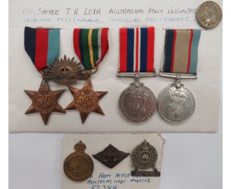 WW2 Australian Medal Groupconsisting 1939/45 Star, Pacific Star, 1939/45 War medal, Australian Service medal.  Named 'NX81766