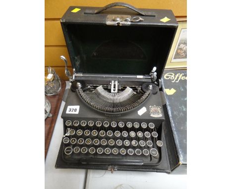 A good Companion vintage typewriter in case Condition Report: please request via email. Condition reports not stated with des