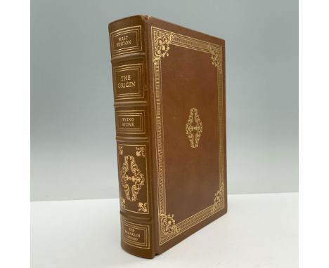 ThisÂ&nbsp;limited editionÂ&nbsp;leather-bound copy ofÂ&nbsp;The Origin: A Novel of Charles DarwinÂ&nbsp;by Irving Stone is a