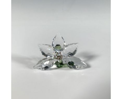 A gorgeous multi-faceted figure of a delicate orchid, beautifully embellished with metal and smooth green accents. SCS 2013 m