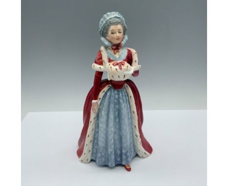 Limited edition handmade and hand decorated glossy figure from the Reynolds Ladies Series that features a woman with a royal 