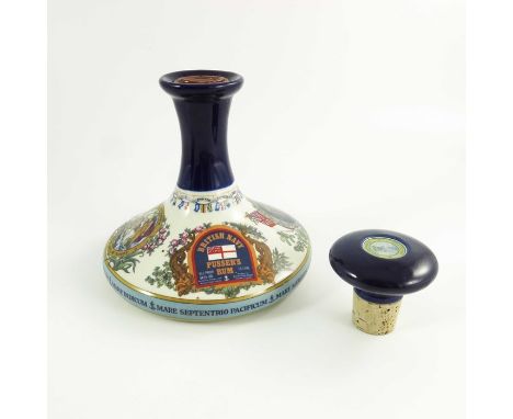Pusser's British Navy Rum, Wade ceramic ship's decanter, 100cl